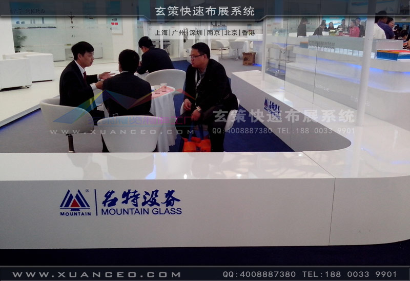 名特设备展台烤漆效果