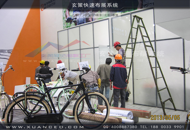 赛克展台搭展-自行车展展台搭展-上海糖心VLOG新入口展览工厂04