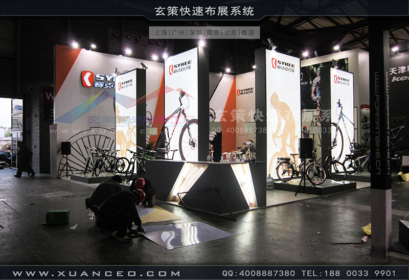 赛克展台搭展-自行车展展台搭展-上海糖心VLOG新入口展览工厂05