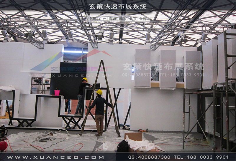 鲁泰纺织糖心官网在线观看-纺织展展台搭展-上海糖心VLOG新入口展览工厂13