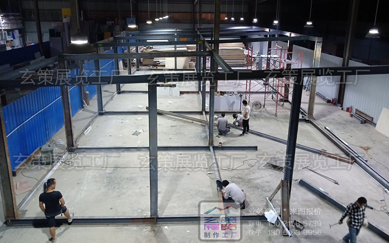 南通展览工厂展台预搭建区 南通展览工厂展台预搭建区